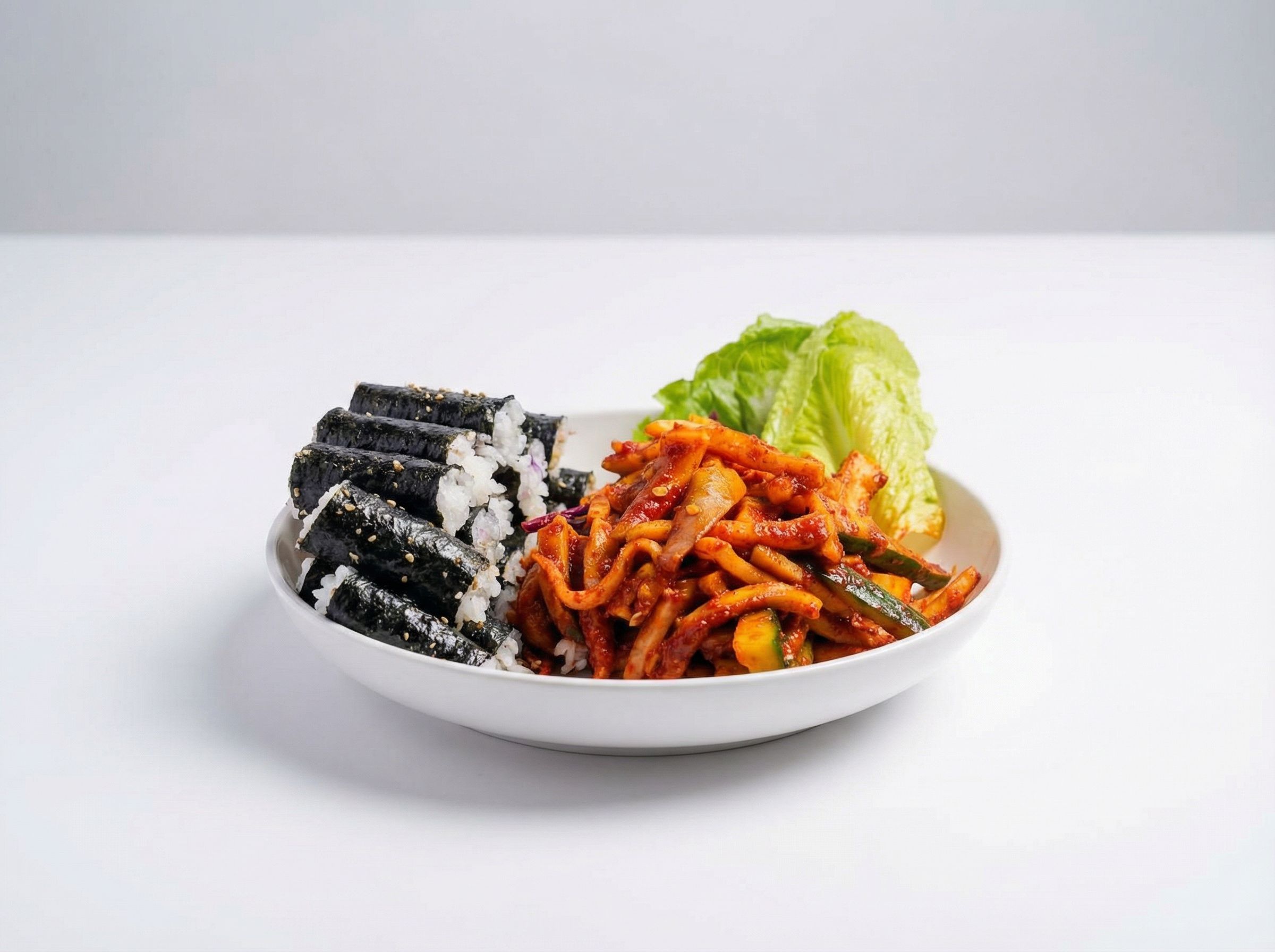 Spicy Squid Salad w '81 Kimbap